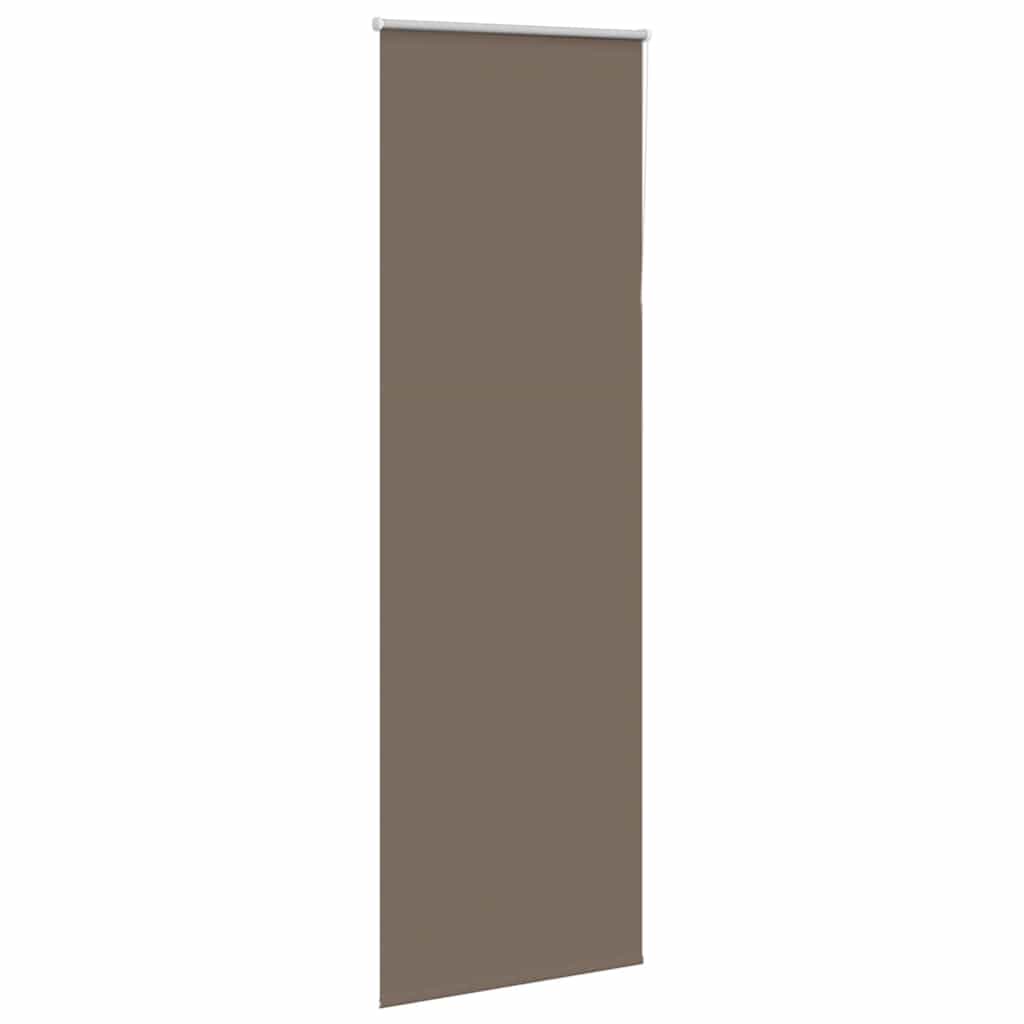 Roller Blind Blackout Coffee 65x210 cm Fabric Width 60.7 cm Polyester